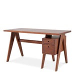 Eichholtz Desk Jullien in your lounge, bedroom or home office. Made of solid wood, this restrained writing table
