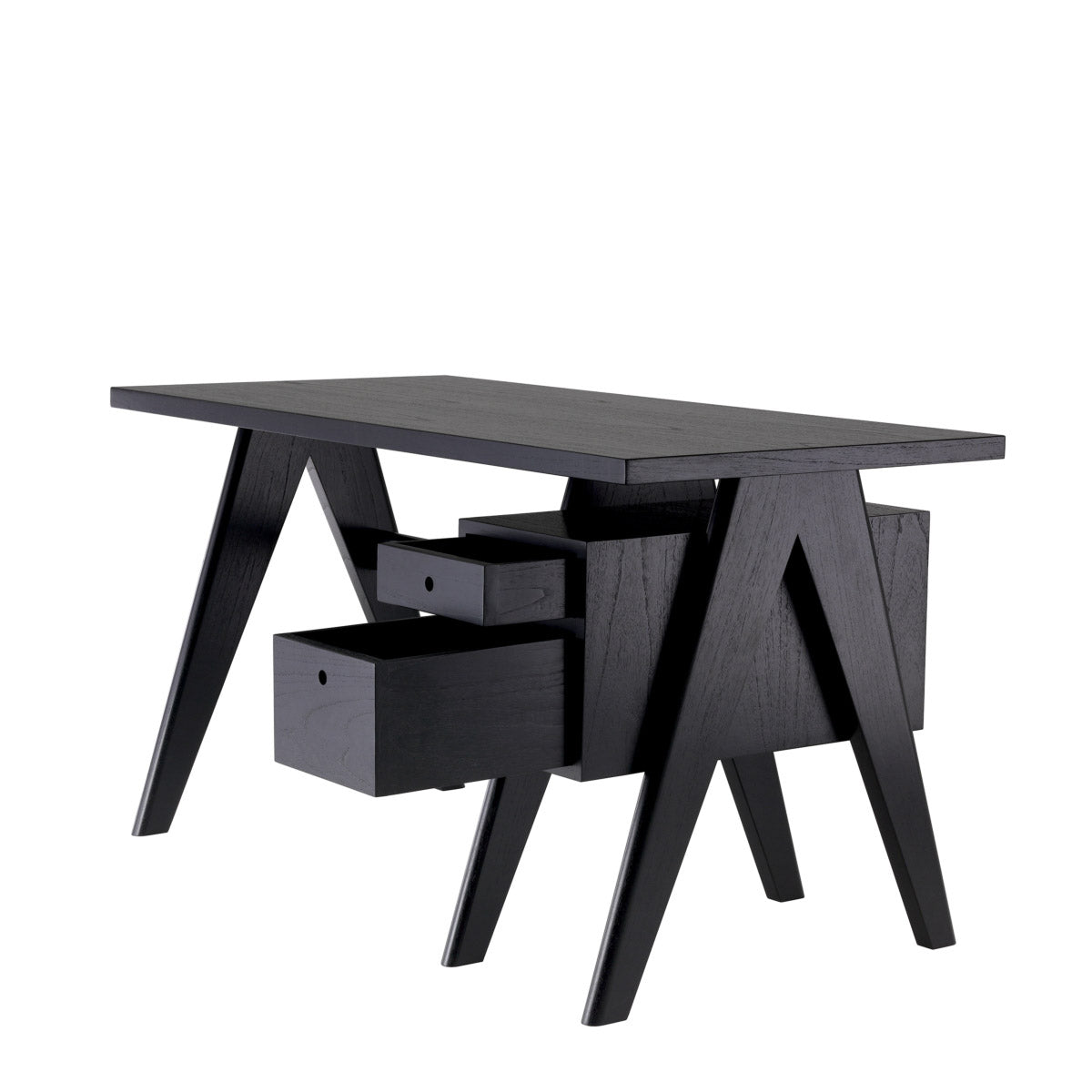 Eichholtz Desk Jullien in your lounge, bedroom or home office. Made of solid wood, this restrained writing table