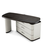 Eichholtz Desk Numana innovative top allows for effortless adaptation to any space, while the refined materials add to