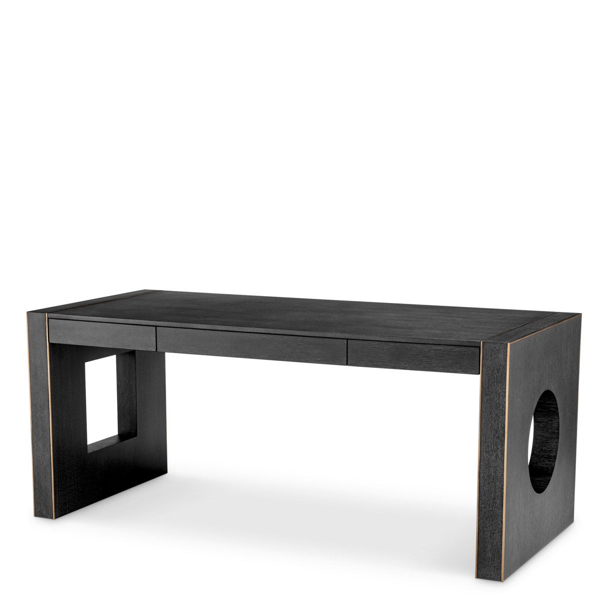 Eichholtz Desk Rovigo Discover the seamless blend of form and function with Eichholtz's Desk Rovigo. Featuring a charcoal