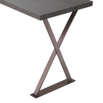 Eichholtz Desk Sanderson for storing work files, books, stationary and more. Finished in mocha oak veneer, this desk