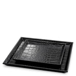 Eichholtz Desk Tray Scaleo set of 2 Elevate your workspace with the Eichholtz Scaleo Desk Tray Set of 2. Wrapped in luxurious