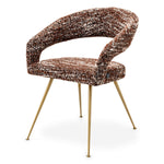 Eichholtz Dining Chair Bravo Elevate your dining experience with the iconic Bravo Dining Chair from Eichholtz. Its sumptuous Bouclé