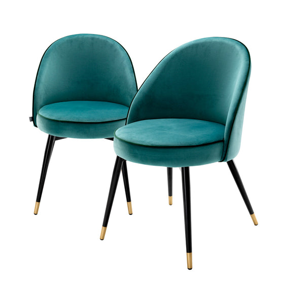 Eichholtz Dining Chair Cooper set of 2 Add Mid-Century Modern appeal to your dining room or kitchen with this stylish set of