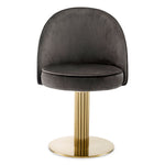 Eichholtz Dining Chair Dorland fabric. The swivel base ensures effortless movement, while the elegant design adds a touch of