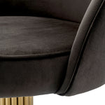 Eichholtz Dining Chair Dorland for a statement in any luxury interior. Dimensions W 21.5" D 23.0" H 33.5" Expertly