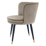 Eichholtz Dining Chair Grenada velvet. With its Mid-Century Modern appeal this dining chair will add vintage charm to your