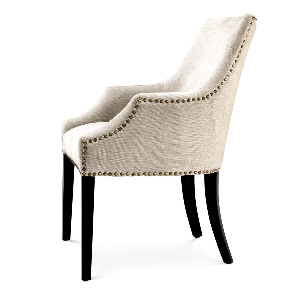 Eichholtz Dining Chair Legacy interior. Dimensions W 23.5" D 28.0" H 36.0" Expertly made for enduring style and everyday