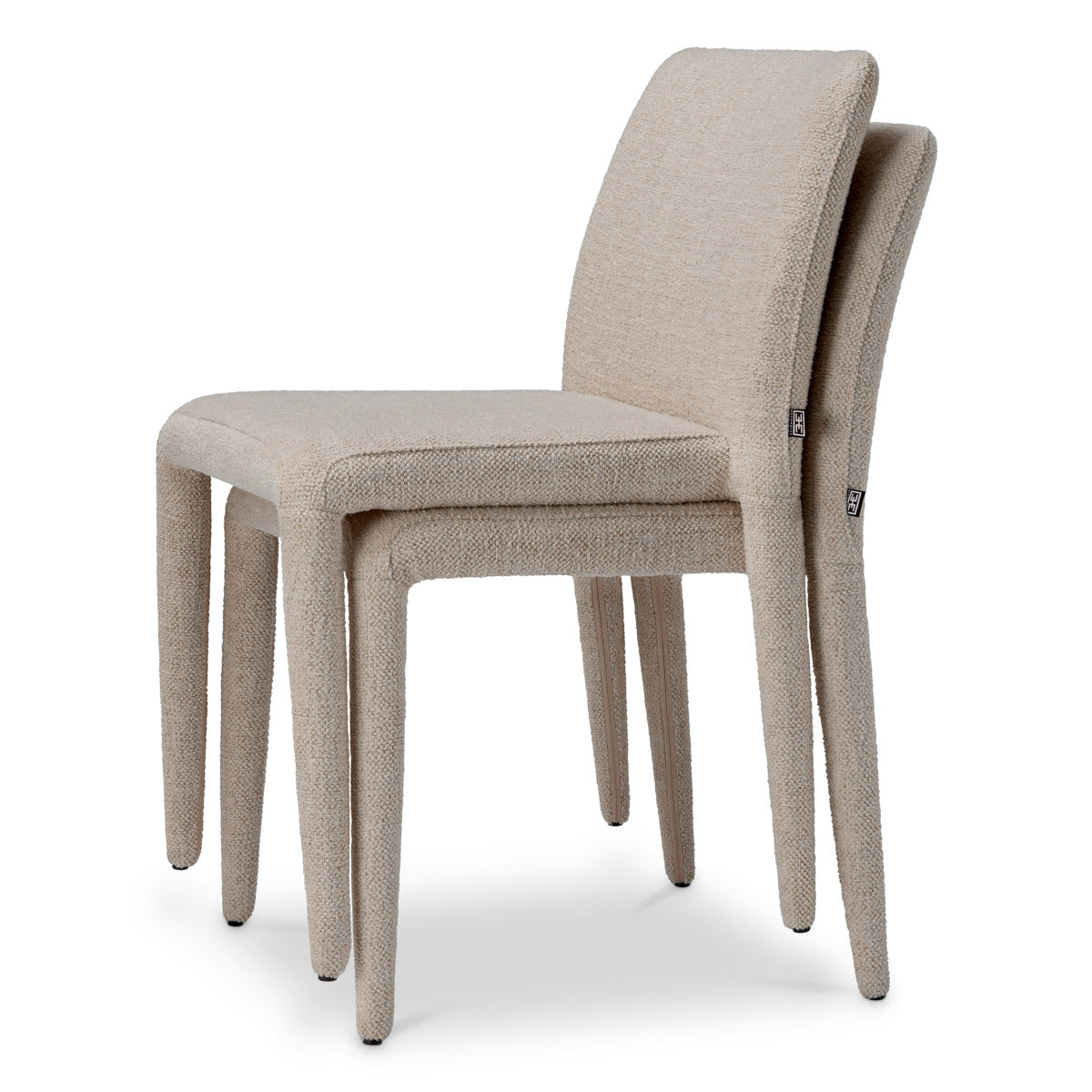 Eichholtz Dining Chair Leiza set of 2 their rich off-white hue. Designed for both style and convenience, their stackable feature ensures...