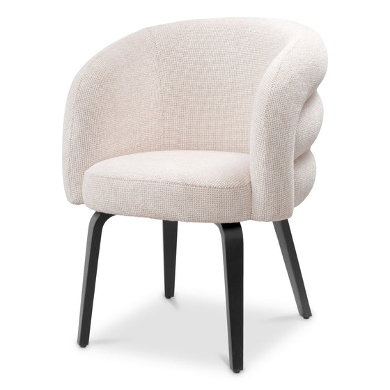 Eichholtz Dining Chair Novelle Introducing the elegant Novelle Dining Chair in the timeless Lyssa Off-White shade. With a distinctive