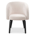 Eichholtz Dining Chair Novelle and style to create a luxurious feel. Supported by black finish legs, this chair exudes
