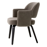 Eichholtz Dining chair Park including mohair, for a sumptuously soft feel. Elevate your dining experience with this timeless masterpiece,