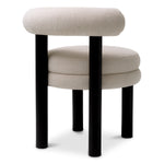 Eichholtz Dining Chair Zoey black wooden legs, is a testament to timeless elegance. The Zoey Dining Chair is more