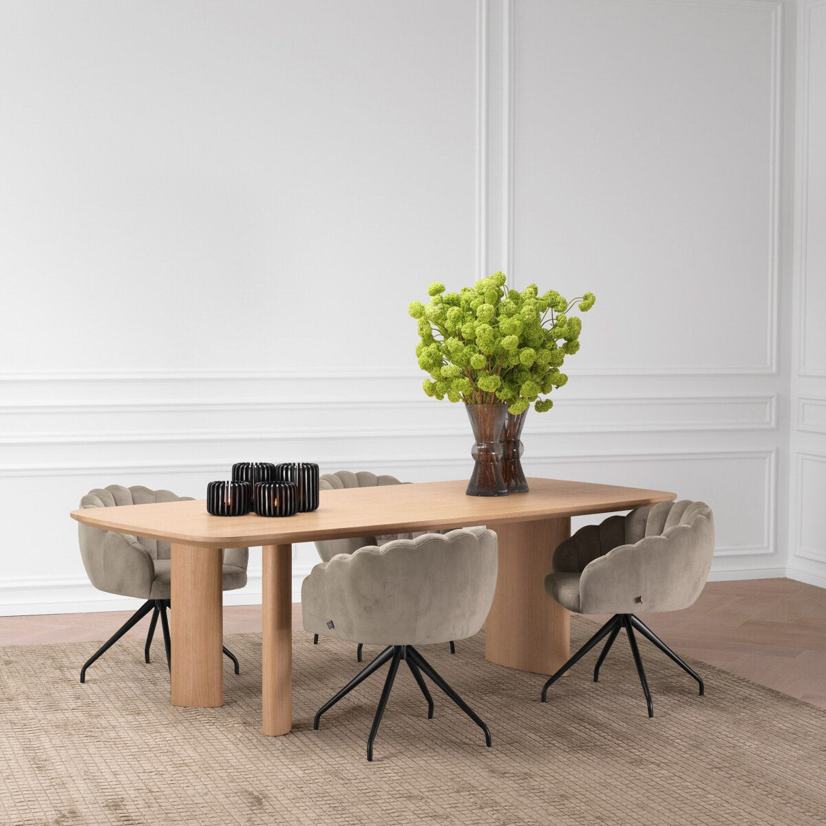 Eichholtz Dining Table Harmonie S your dining experience. Embracing sleek sophistication, this rectangular table, adorned in a mesmerizin...