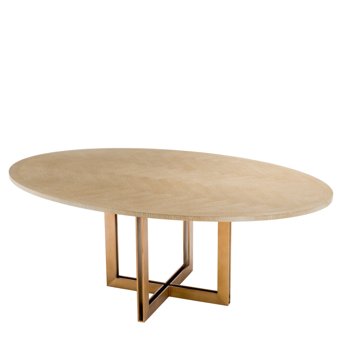 Eichholtz Dining Table Melchior oval longer than solid wood which warps or cracks over time. Dining Table Melchior oval Crafted