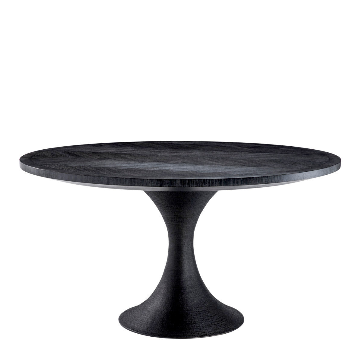 Eichholtz Dining Table Melchior round Give your décor Mid-Century Modern appeal with the stunning charcoal oak veneered Melchior Dining...