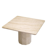 Eichholtz Dining Table Piazza beauty of natural travertine: each piece boasts a unique color and texture. Elevate your dining