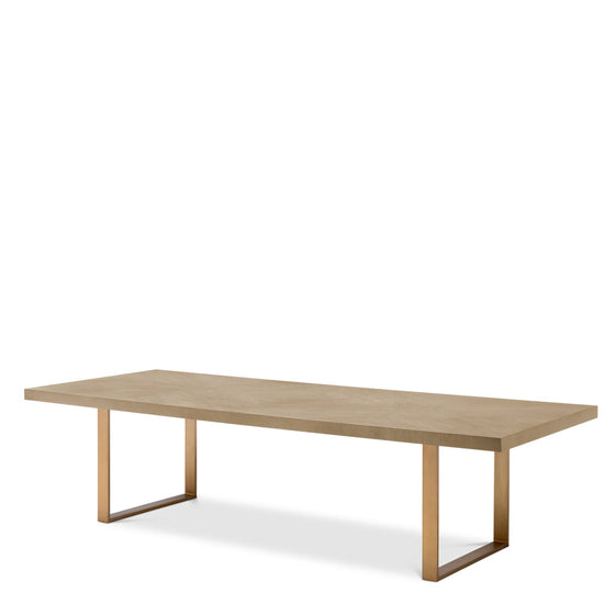 Eichholtz Dining Table Remington 118.11 in The washed oak veneer Remington Dining Table reminds one of Danish design furniture from the