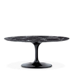 Eichholtz Dining Table Solo Dining Table. With its black faux marble tabletop this tulip style dining table is sure