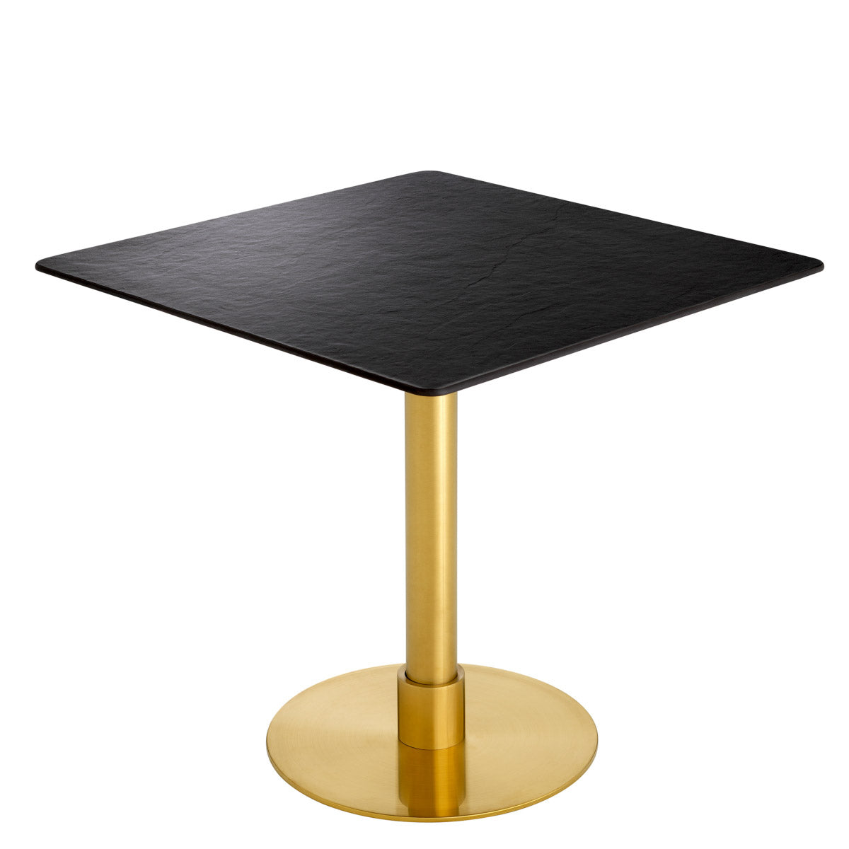 Eichholtz Dining Table Terzo Square looks like natural slate adds a touch of opulence. The unique texture of the table