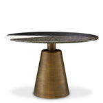 Eichholtz Dining Table Tricolori Immerse yourself in the allure of the Dining Table Tricolori, where a sleek brushed copper
