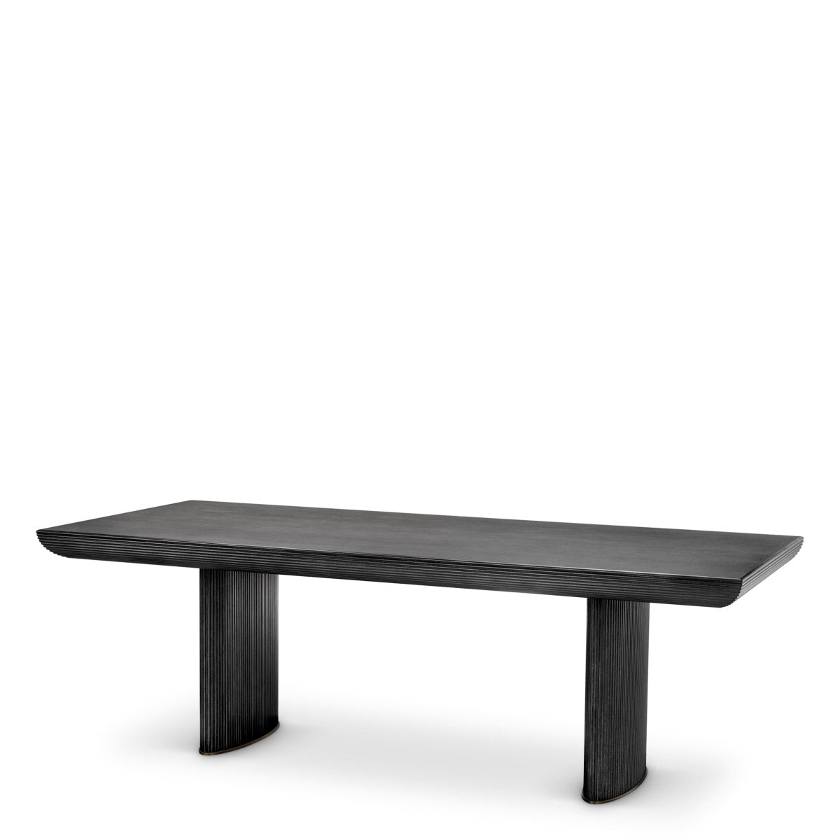 Eichholtz Dining Table Winston Unveil the allure of sophistication with the Dining Table Winston, adorned in luxurious charcoal grey