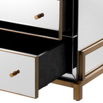 Eichholtz Drawer Chest Clarington a statement in any luxury interior. Dimensions W 33.5" D 20.5" H 34.5" Expertly made