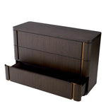 Eichholtz Drawer Dresser Modesto S this exquisite dresser features rich, chocolatey tones of mocha in oak veneer that is complemented