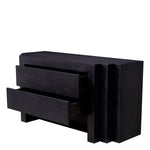 Eichholtz Dresser Metropolitan charcoal grey oak veneer finish, blending seamlessly with both classic and contemporary decor. As a