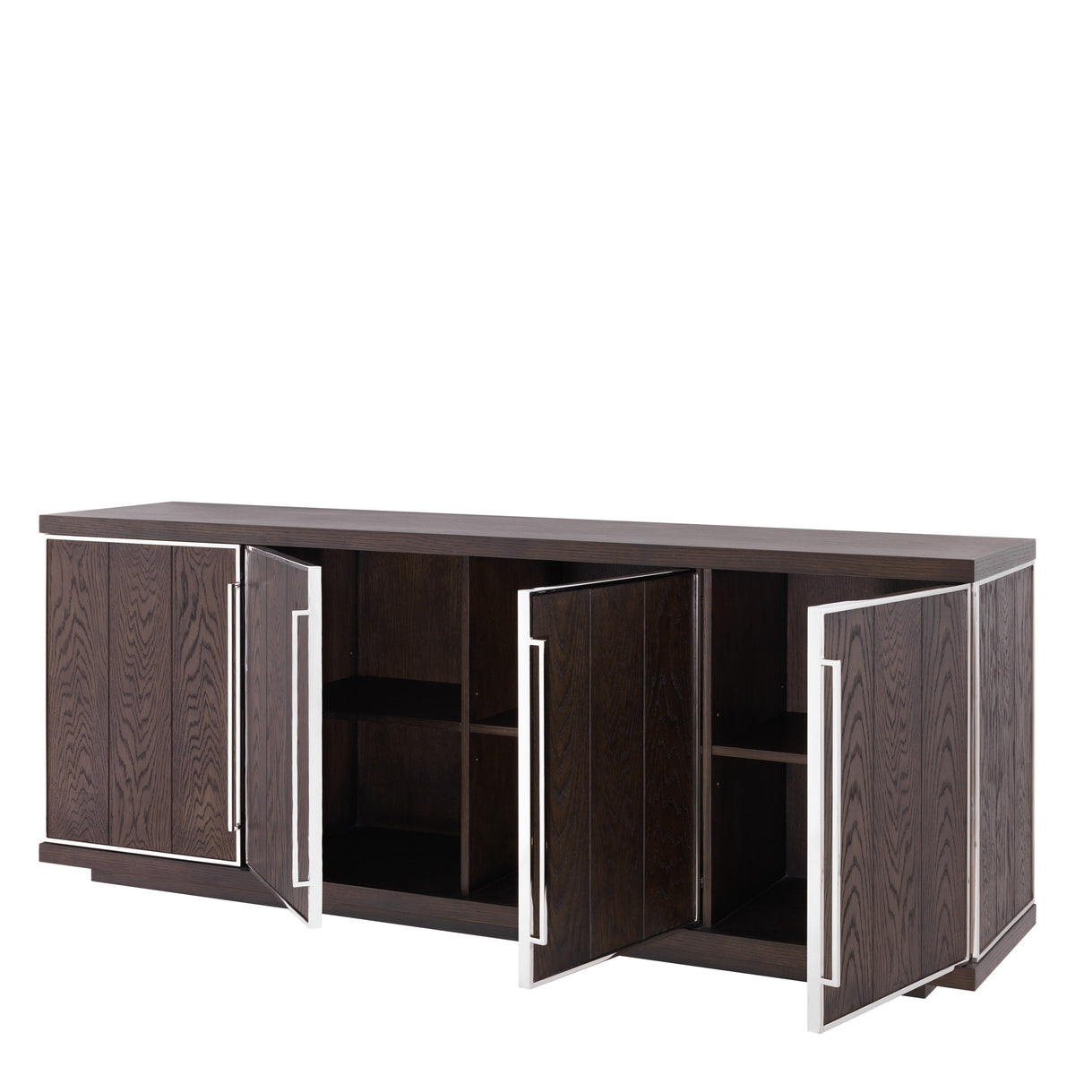 Eichholtz Dresser Renzo this stylish sideboard offers you posh storage space behind its 4 doors. Showcasing natural wood