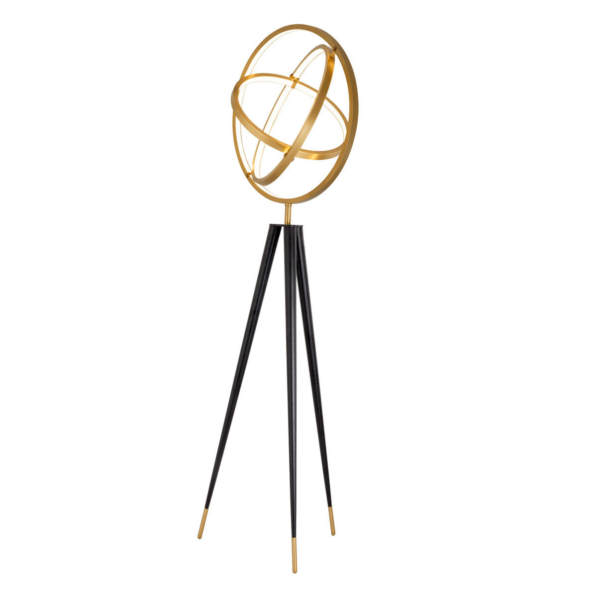 Eichholtz Floor Lamp Cassini Reminding one of planetarian rings, the galactic designed Cassini Floor Lamp makes a radiant focal
