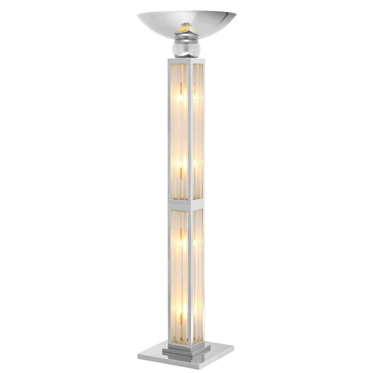 Eichholtz Floor Lamp Dorrell Illuminate your home in Art Deco style with the Dorrell Floor Lamp. This glamorous uplighter