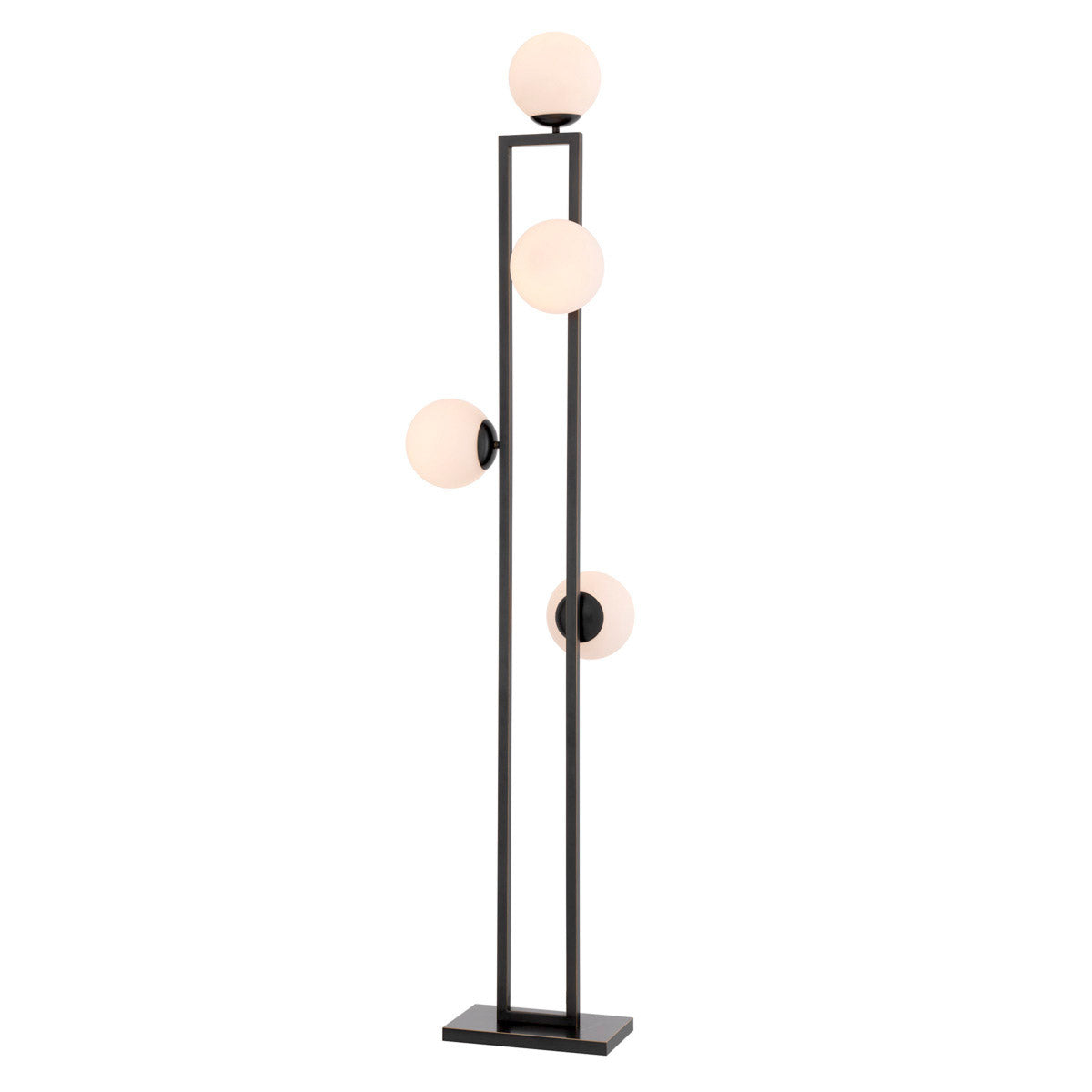 Eichholtz Floor Lamp Pascal The distinguished Pascal Floor Lamp is characterised by a sleek rectangular frame with a bronze