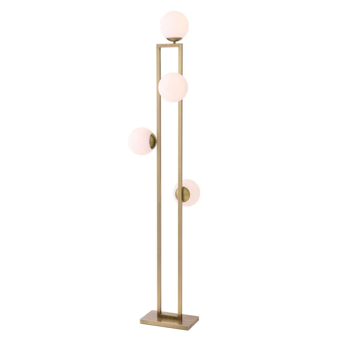 Eichholtz Floor Lamp Pascal The distinguished Pascal Floor Lamp is characterised by a sleek rectangular frame with a light