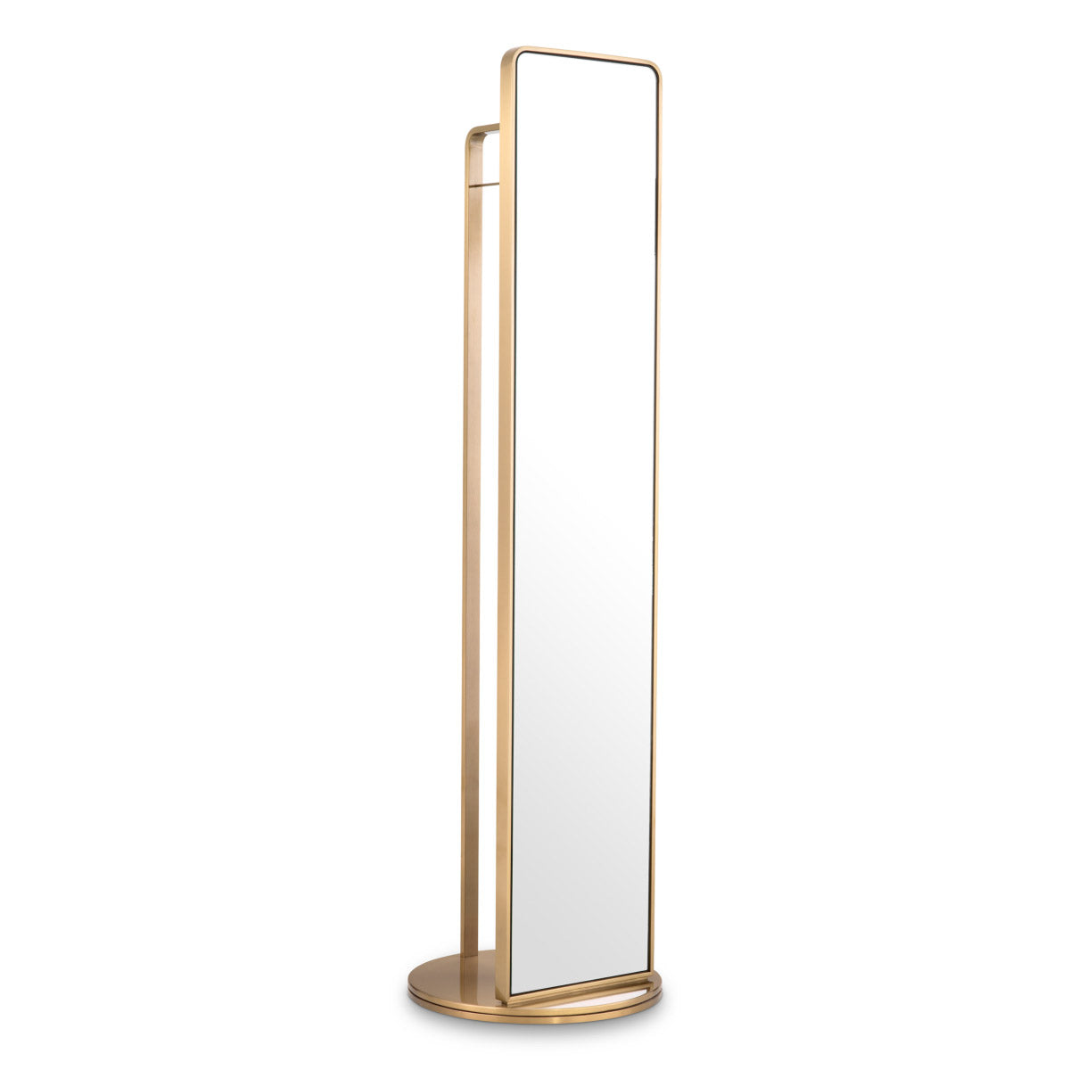 Eichholtz Floor Mirror Novo with coatrack Discover the dual-purpose elegance of Eichholtz's Novo Floor Mirror, crafted with artisan preci...