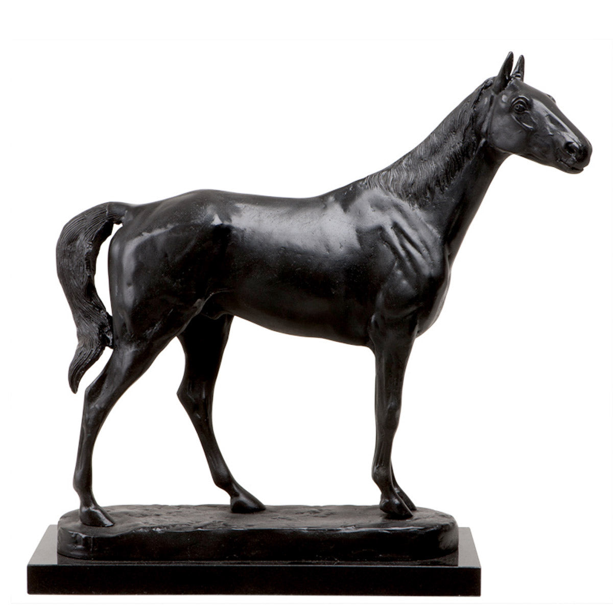 Eichholtz Horse Rodondo The Rodondo Horse is crafted from aluminium and features a rectangular base. This beautiful sculpture