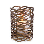 Eichholtz Hurricane Lanai S Introducing the Hurricane Lanai S with its vintage brass finish, a captivating addition to your