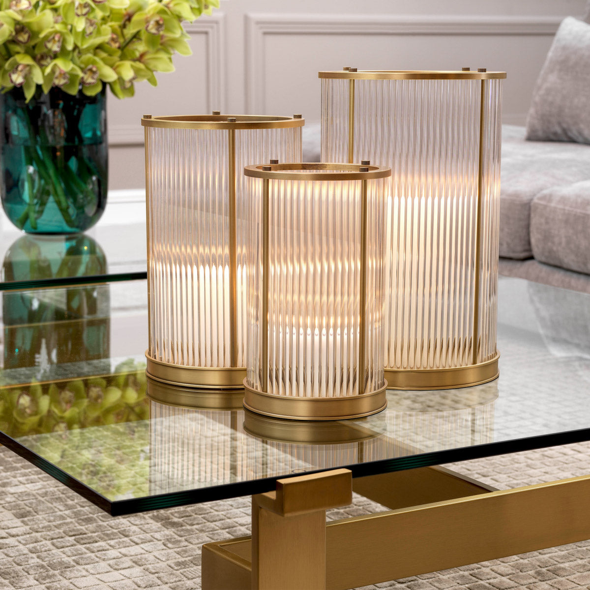 Eichholtz Hurricane Mayson S pairing classic design with contemporary aesthetic, this refined hurricane exudes timeless appeal. It featur...