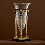 Eichholtz Hurricane Rothschield The hurricane itself comprises hand cut glass with a vintage brass rim. Hurricane Rothschield Crafted