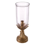 Eichholtz Hurricane Vitruvian of the Louis XVI era. Beyond its decorative allure, the glass shade serves a practical