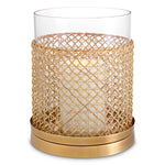 Eichholtz Hurricane Zimmerman L The Hurricane Zimmerman is crafted from natural rattan and finished with a vintage brass touch.