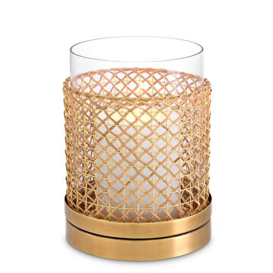Eichholtz Hurricane Zimmerman S Crafted from natural rattan and featuring a vintage brass finish, the Hurricane Zimmerman is a
