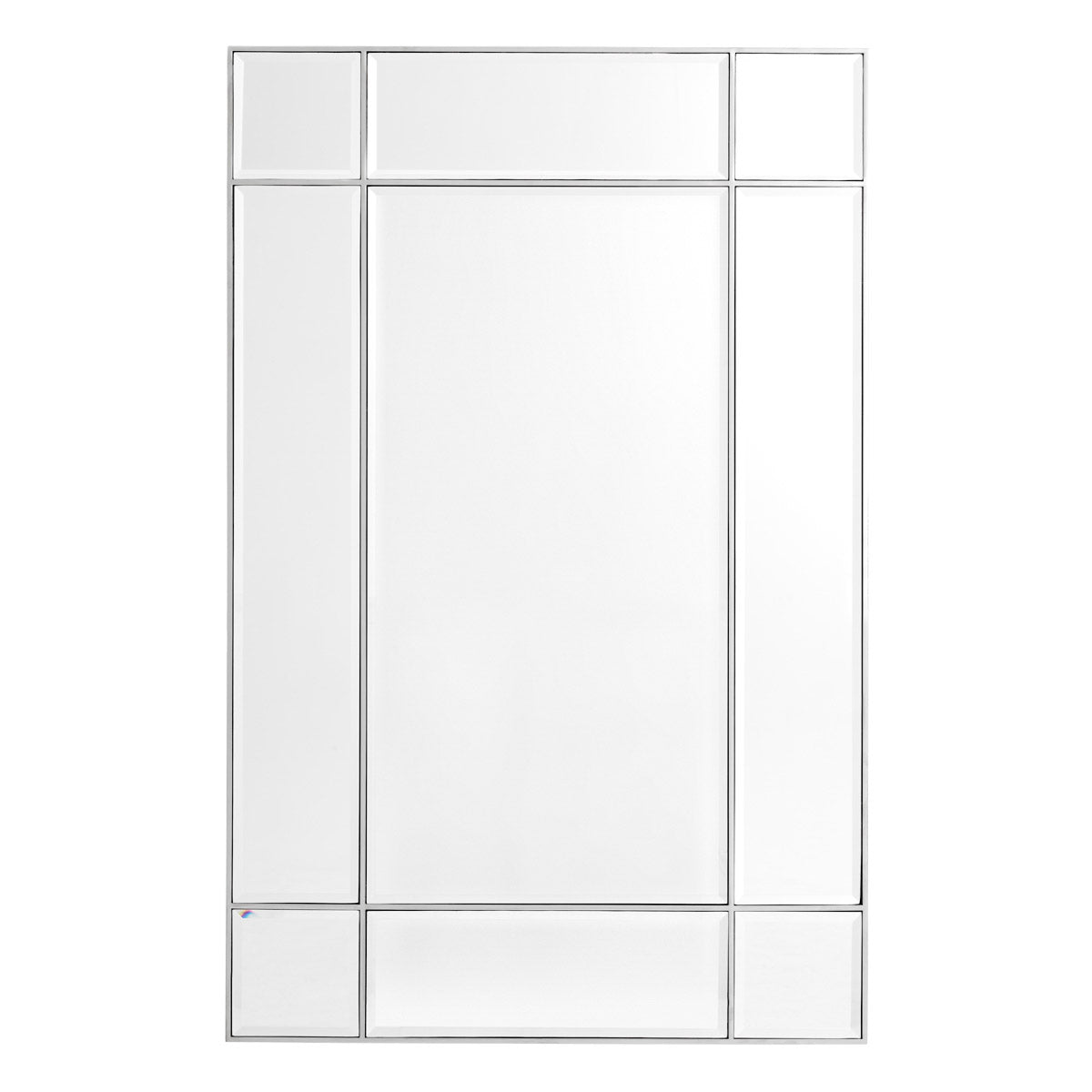 Eichholtz Mirror Beaumont Channel opulent style into your décor with the window-shaped Beaumont Mirror with a nickel finished