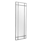 Eichholtz Mirror Beaumont rectangular vertically. With a bronze finish frame and bevelled mirror glass, this rectangular wall mirror is