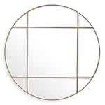 Eichholtz Mirror Beaumont round Set to embellish your interior, the round Mirror Beaumont features a sleek metal frame in
