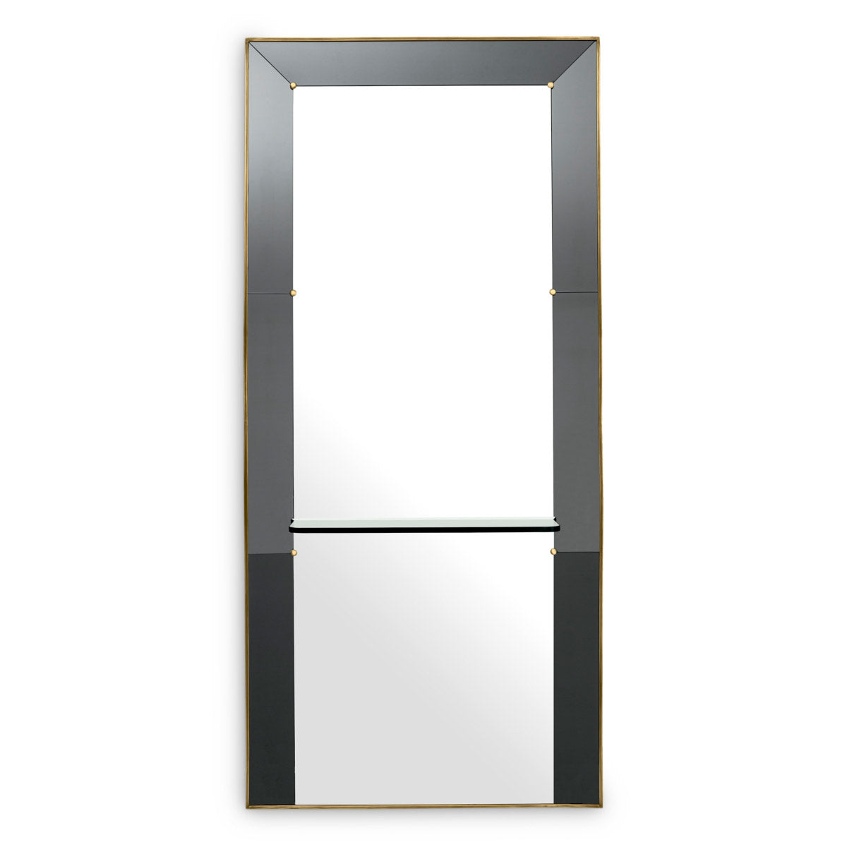 Eichholtz Mirror Bellana this ultra-chic full-length mirror features a clear glass shelf for displaying decorative accessories or storing