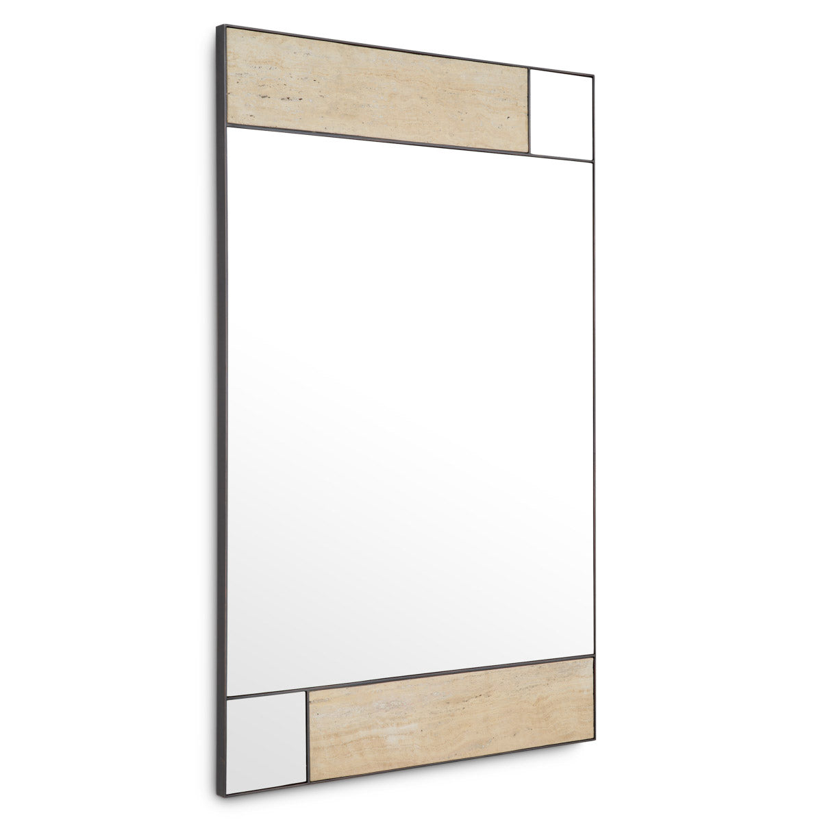 Eichholtz Mirror Cosimo Introducing the Eichholtz Cosimo Mirror, a stunning blend of natural travertine stone and a refined