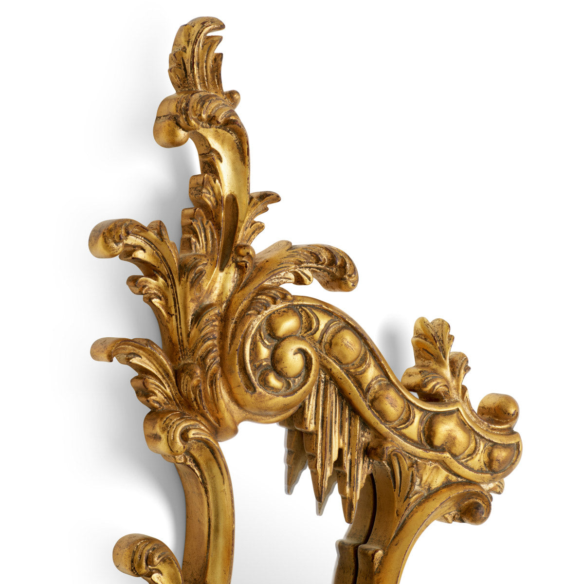 Eichholtz Mirror Gould set of 2 of this era of design. Our interpretation, featuring inspired carvings and an antiqued gold finish,