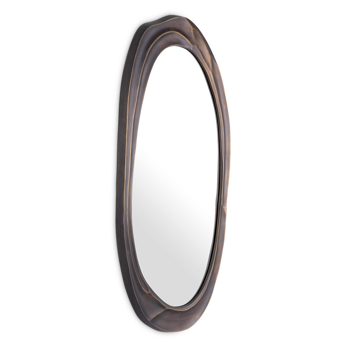Eichholtz Mirror Karma L Welcome the Karma Mirror L into your space, a true art piece that emanates sophistication.