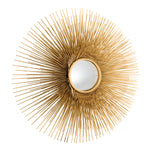 Eichholtz Mirror Solaris L gold finish convex mirror is a true design icon. Mirror Solaris L Crafted by Eichholtz